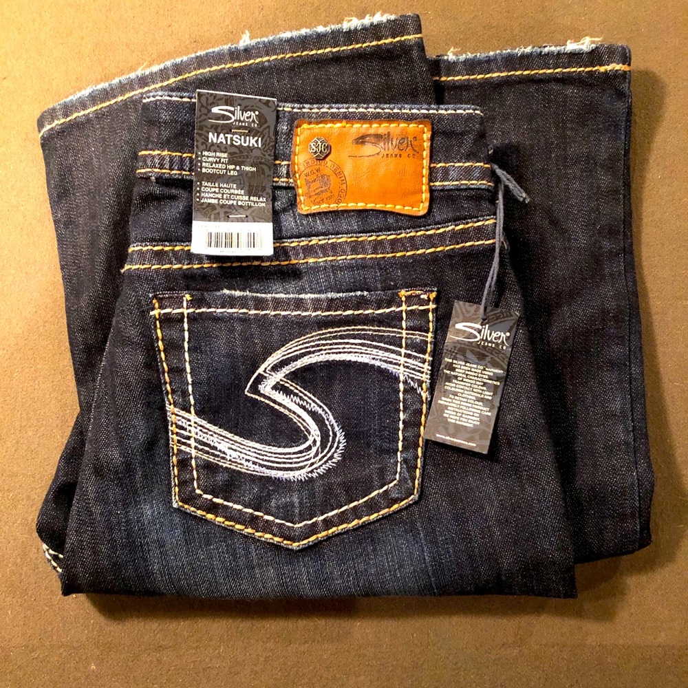 Silver Buckle Jeans